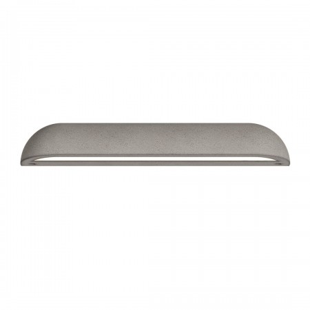 Wall lamp Redo Uron, concrete, dark grey, LED, 12,5W, 998 lumens, warm white 3000K, L.42 cm, IP65