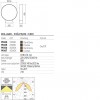 Bollard Redo Oniro, metal, dark grey, LED, 15W, 1211 lumens, warm white 3000K, H.49 cm, IP65