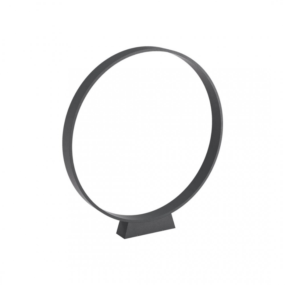 Bollard Redo Oniro, metal, dark grey, LED, 15W, 1184 lumens, warm white 3000K, H.65 cm, IP65