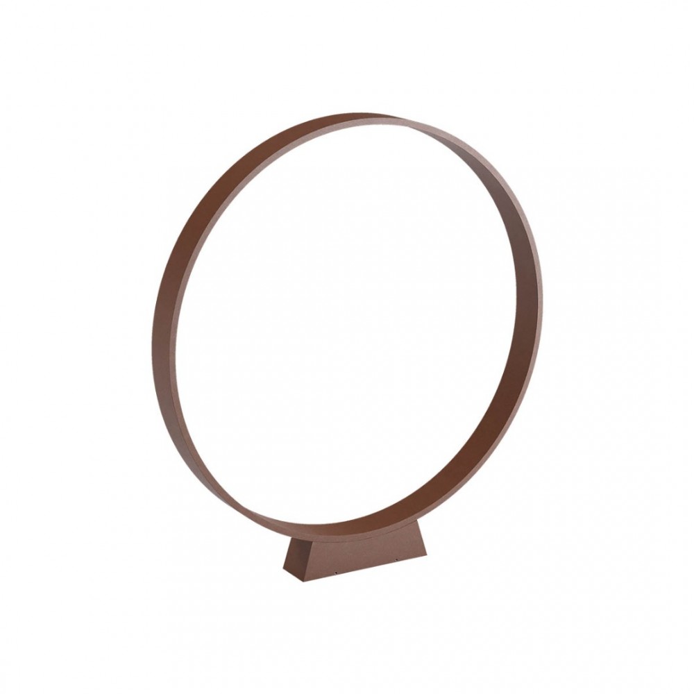 Bollard Redo Oniro, metal, corten, LED, 15W, 1184 lumens, warm white 3000K, H.65 cm, IP65
