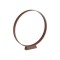 Bollard Redo Oniro, metal, corten, LED, 15W, 1184 lumens, warm white 3000K, H.65 cm, IP65