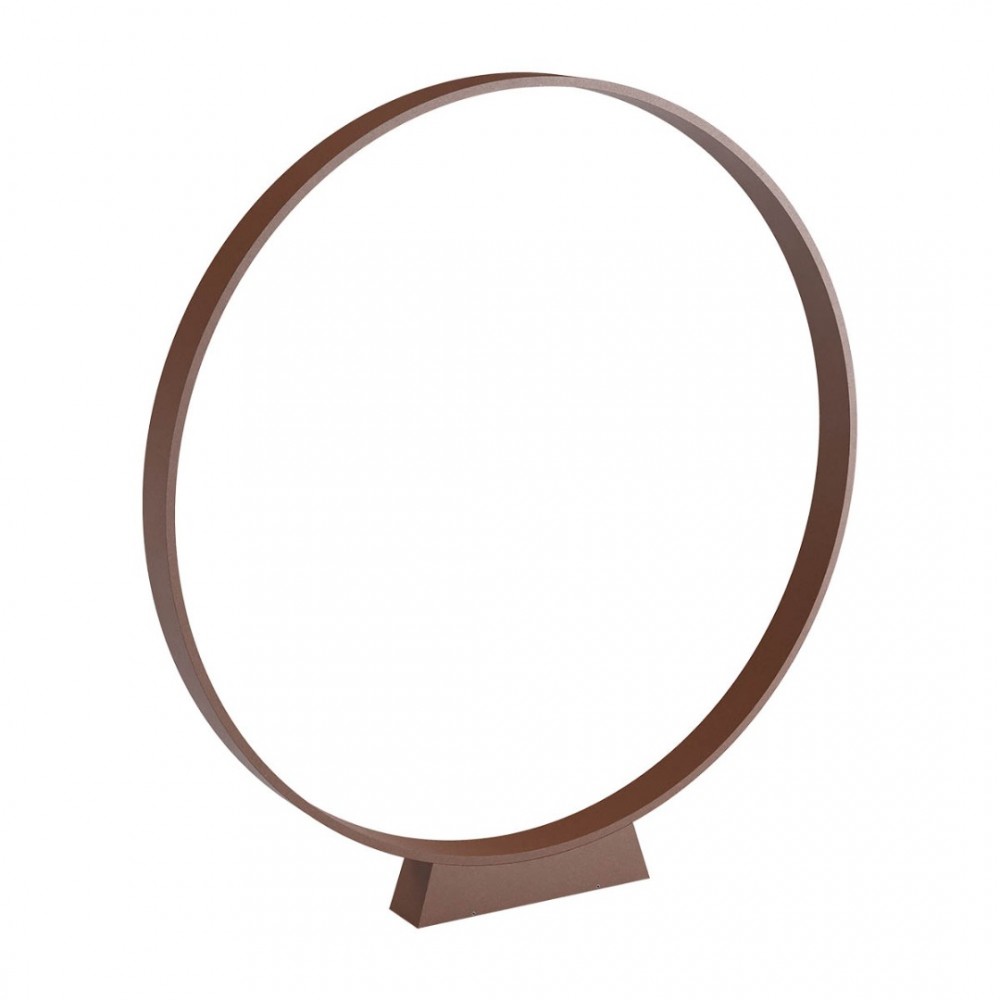 Bollard Redo Oniro, metal, corten, LED, 20W, 1558 lumens, warm white 3000K, H.85 cm, IP65