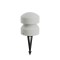 Bollard Redo Cliff, metal, concrete, ivory, LED, 8W, 351 lumens, warm white 3000K, D.16 cm, IP65