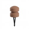 Bollard Redo Cliff, metal, concrete, terracotta, LED, 8W, 351 lumens, warm white 3000K, D.16 cm, IP65