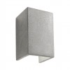 Wall lamp Redo Petra, concrete, dark grey, LED, 2X6W, 774 lumens, warm white 3000K, H.20 cm, IP54