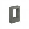 Bollard Redo Sander, concrete, dark grey, LED, 10W, 776 lumens, warm white 3000K, H.30 cm, IP65