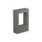 Bollard Redo Sander, concrete, dark grey, LED, 10W, 776 lumens, warm white 3000K, H.30 cm, IP65