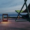 Bollard Redo Sander, concrete, terracotta, LED, 10W, 798 lumens, warm white 3000K, H.30 cm, IP65