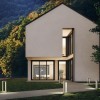 Bollard Redo Sander, concrete, ivory, LED, 10W, 892 lumens, warm white 3000K, H.60 cm, IP65