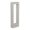 Bollard Redo Sander, concrete, ivory, LED, 10W, 892 lumens, warm white 3000K, H.60 cm, IP65