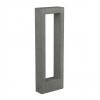 Bollard Redo Sander, concrete, dark grey, LED, 10W, 776 lumens, warm white 3000K, H.60 cm, IP65