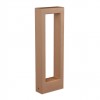 Bollard Redo Sander, concrete, terracotta, LED, 10W, 798 lumens, warm white 3000K, H.60 cm, IP65