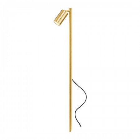 Picket Redo Stake, metal, natural brass, 1XGU10, H.100 cm, IP65