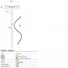 Picket Redo Stake, metal, antique brass, 2XGU10, H.100 cm, IP65