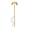 Picket Redo Stake, metal, natural brass, 2XGU10, H.100 cm, IP65