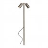 Picket Redo Stake, metal, antique brass, 2XGU10, H.100 cm, IP65