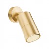 Wall lamp Redo Stake, metal, natural brass, 1XGU10, H.17 cm, IP65
