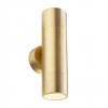 Wall lamp Redo Stake, metal, natural brass, 2XGU10, H.21 cm, IP65