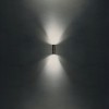 Wall lamp Redo Stake, metal, antique brass, 2XGU10, H.21 cm, IP65