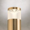 Bollard Redo Stake, metal, natural brass, 1XGU10, H.44 cm, IP65