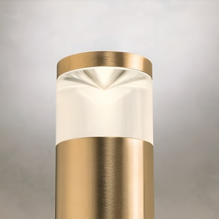 Bollard Redo Stake, metal, natural brass, 1XGU10, H.44 cm, IP65