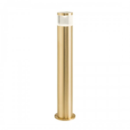 Bollard Redo Stake, metal, natural brass, 1XGU10, H.44 cm, IP65