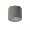 Ceiling lamp Redo Funn, concrete, dark grey, LED, 9W, 497 lumens, warm white 3000K, D.12 cm, IP65