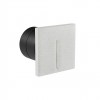 Step light Redo Bast, metal, concrete, ivory, LED, 2,5W, 24 lumens, warm white 3000K, L.10 cm, IP65