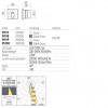 Step light Redo Bast, metal, concrete, dark grey, LED, 2,5W, 74 lumens, warm white 3000K, L.10 cm, IP65