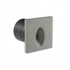 Step light Redo Bast, metal, concrete, dark grey, LED, 2,5W, 74 lumens, warm white 3000K, L.10 cm, IP65
