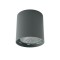 Ceiling lamp Redo Xia, metal, dark grey, LED, 19W, 1430 lumens, warm white 3000K, D.9 cm, IP65