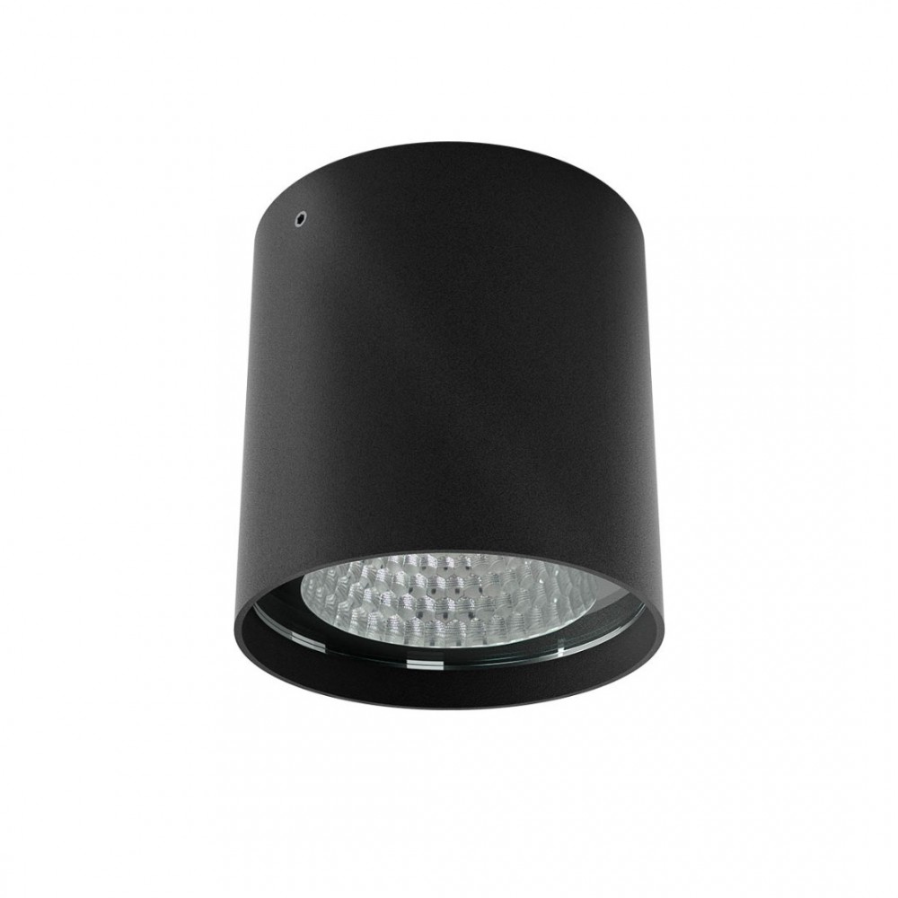 Ceiling lamp Redo Xia, metal, sand black, LED, 19W, 1430 lumens, warm white 3000K, D.9 cm, IP65