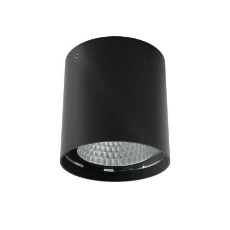 Ceiling lamp Redo Xia, metal, sand black, LED, 19W, 1430 lumens, warm white 3000K, D.9 cm, IP65