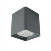 Ceiling lamp Redo Xia, metal, dark grey, LED, 19W, 1430 lumens, warm white 3000K, H.11 cm, IP65