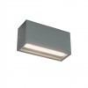 Wall lamp Redo Limas, metal, dark grey, LED CCT, 12W, 852 lumens, warm white 2700K/3000K, L.22 cm, IP65
