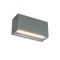 Wall lamp Redo Limas, metal, dark grey, LED CCT, 12W, 852 lumens, warm white 2700K/3000K, L.22 cm, IP65