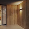 Wall lamp Redo Limas, metal, corten, LED CCT, 24W, 1678 lumens, warm white 2700K/3000K, L.22 cm, IP65