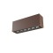 Ceiling lamp Redo Aroos, metal, corten, LED, 15W, 1180 lumens, warm white 3000K, L.26 cm, IP65
