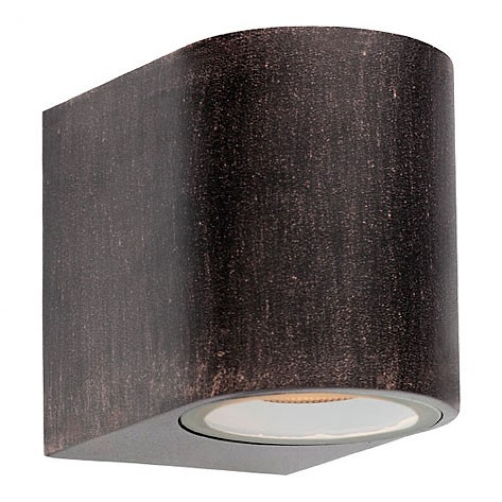Wall lamp Smarter Scan, metal, rust, 1XGU10, H.8 cm, IP44