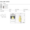 Wall lamp Redo Alvar, metal, sand white, 1XGU10, IP 44