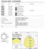 Ceiling lamp Redo Twill, metal, dark grey, LED, 20W, 1260 lumens, warm white 3000K, 25X25 cm, IP65