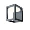 Wall lamp Redo Xiera, metal, sand black, LED, 11W, 946 lumens, warm white 3000K, H.15 cm, IP54