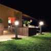 Bollard Redo Spark, metal, dark grey, LED, 10W, 568 lumens, warm white 3000K, H.90 cm, IP54