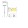 Floor lamp Redo Pino, metal, dark grey, 1XE27, H.185 cm, IP65