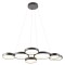 Suspension Redo Cronos, metal, sand black, dimmable, LED, 65W, 4137 lumens, warm white 3000K, L.103 cm