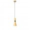Suspension Smarter Kilt, metal, matt gold, 1XE27, D.12 cm