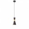 Suspension Smarter Kilt, metal, matt black, 1XE27, D.12 cm
