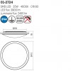 Ceiling lamp Smarter Fizz, metal, white, LED, 35W, 2400 lumens, neutral white 4000K, D.41 cm, IP44