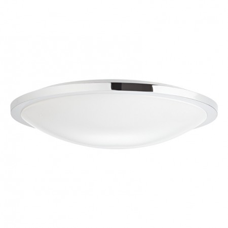Ceiling lamp Smarter Fizz, metal, white, LED, 35W, 2400 lumens, neutral white 4000K, D.41 cm, IP44