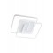 Ceiling lamp Smarter Intersia, metal, sand white, dimmable, remote control, LED CCT, 38W, 2748 lumens, 3000K/6000K, L.48 cm